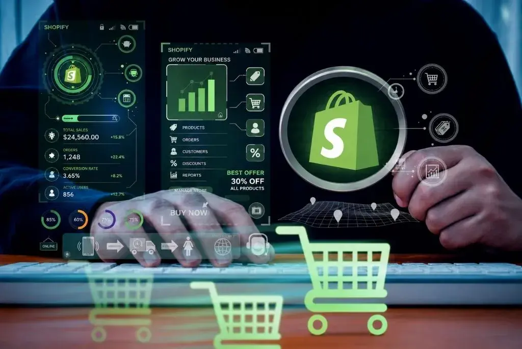 Bir e-ticaret mağazası projesi üzerinde çalışan Growus ekibi